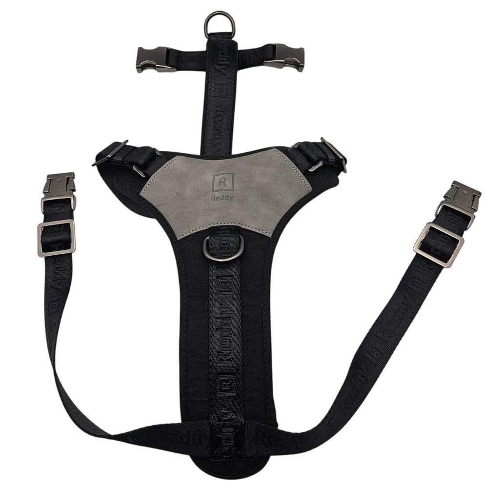 REDDY Jacquard Dog Harness Black For Large Dogs Black‎ NWOT